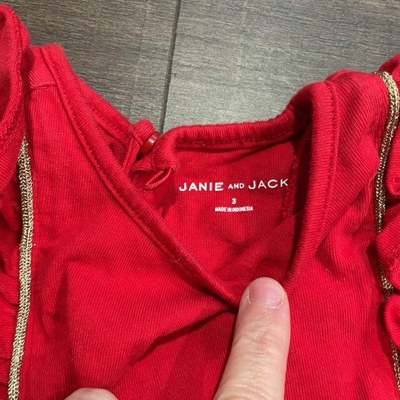 3T Janie And Jack Holiday Shirt - Picture 3 of 4